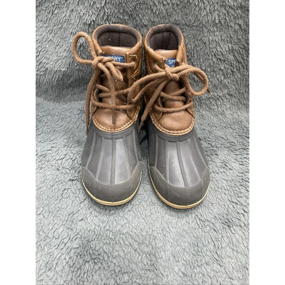 Sperry kids Port Duck boots‎ In Brown Size 12M
